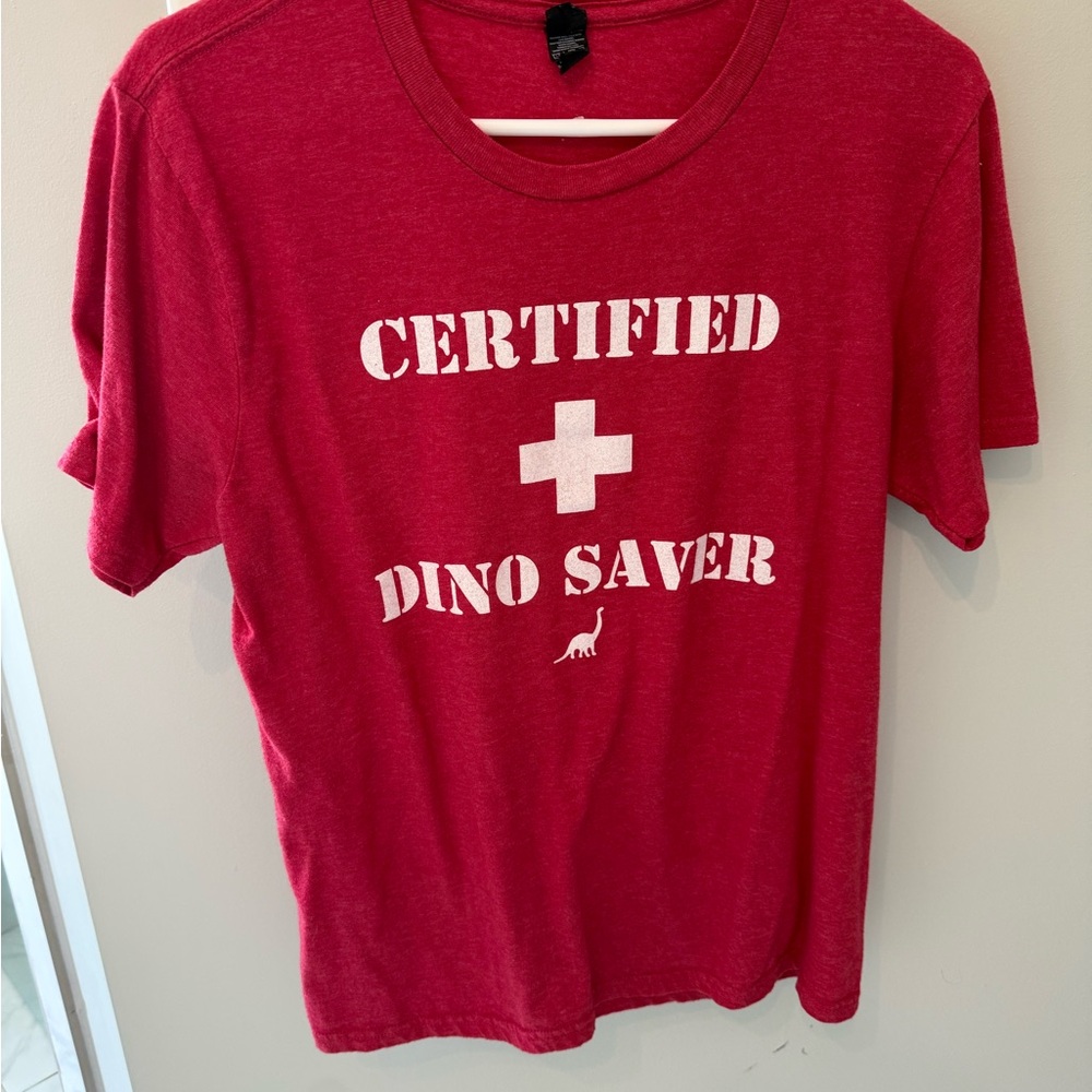 District Red Certified Dino Saver Tee
